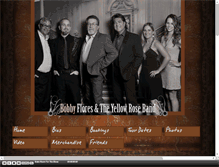 Tablet Screenshot of bobbyfloresband.com